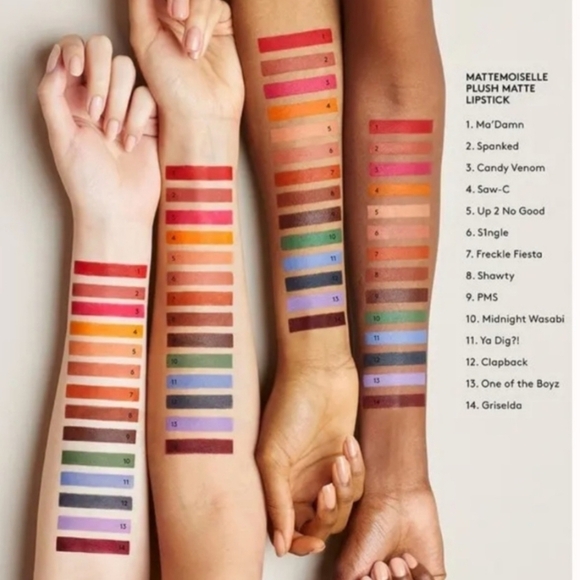 FENTY BEAUTY BY RIHANNA Mattemoiselle Plush Matte Lipstick (Ya Dig?– Periwinkle - Picture 4 of 10